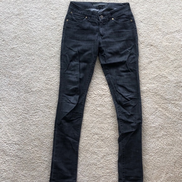 SUPERFINE dark wash grey jeans - Picture 2 of 6